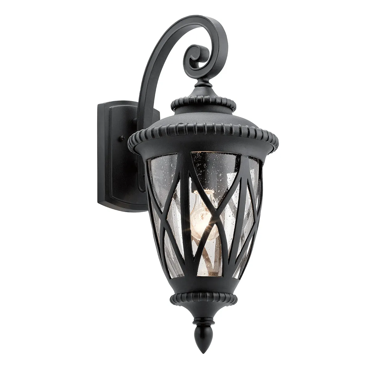 Admirals Cove Small/Medium/Large Wall Lantern - Textured Black Finish