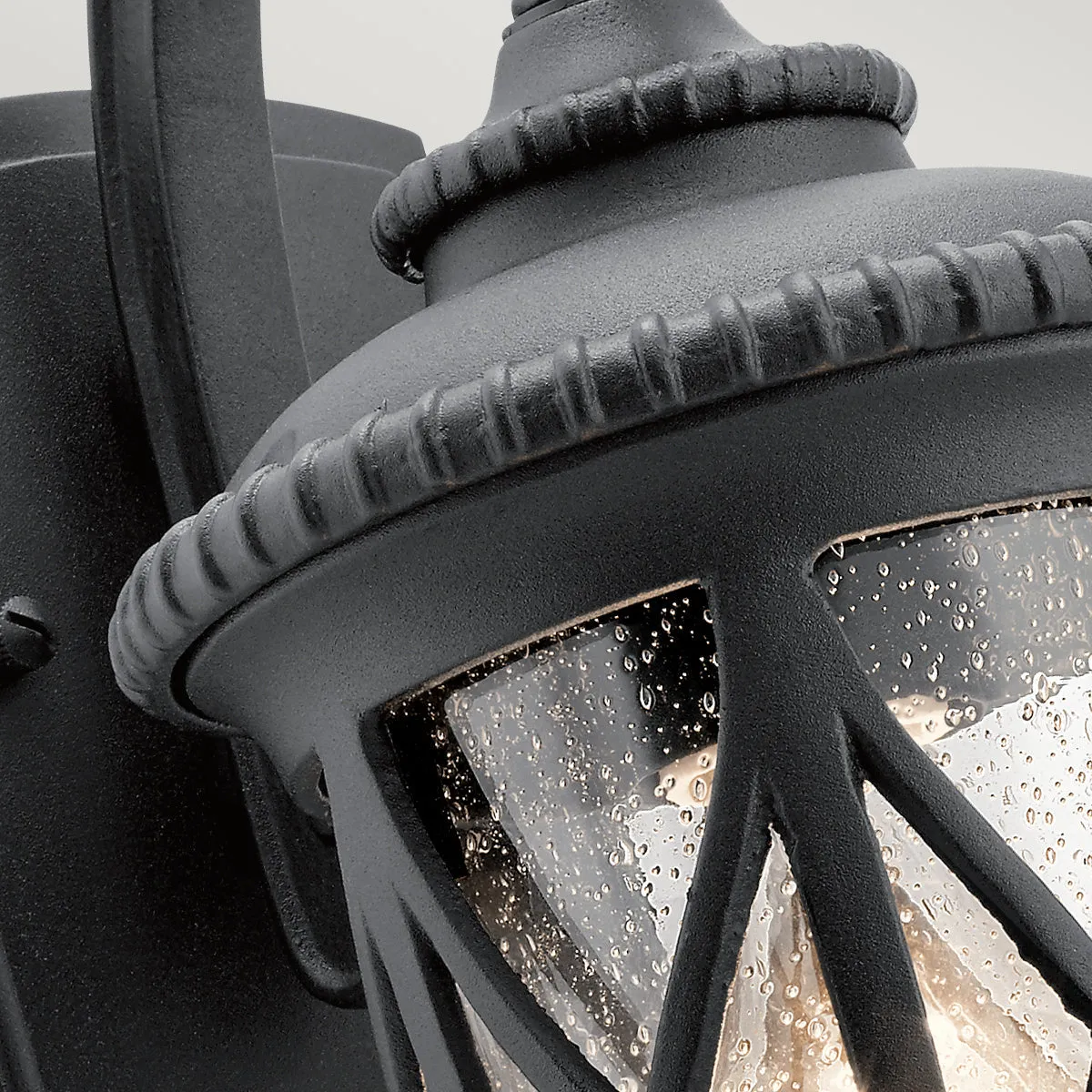 Admirals Cove Small/Medium/Large Wall Lantern - Textured Black Finish