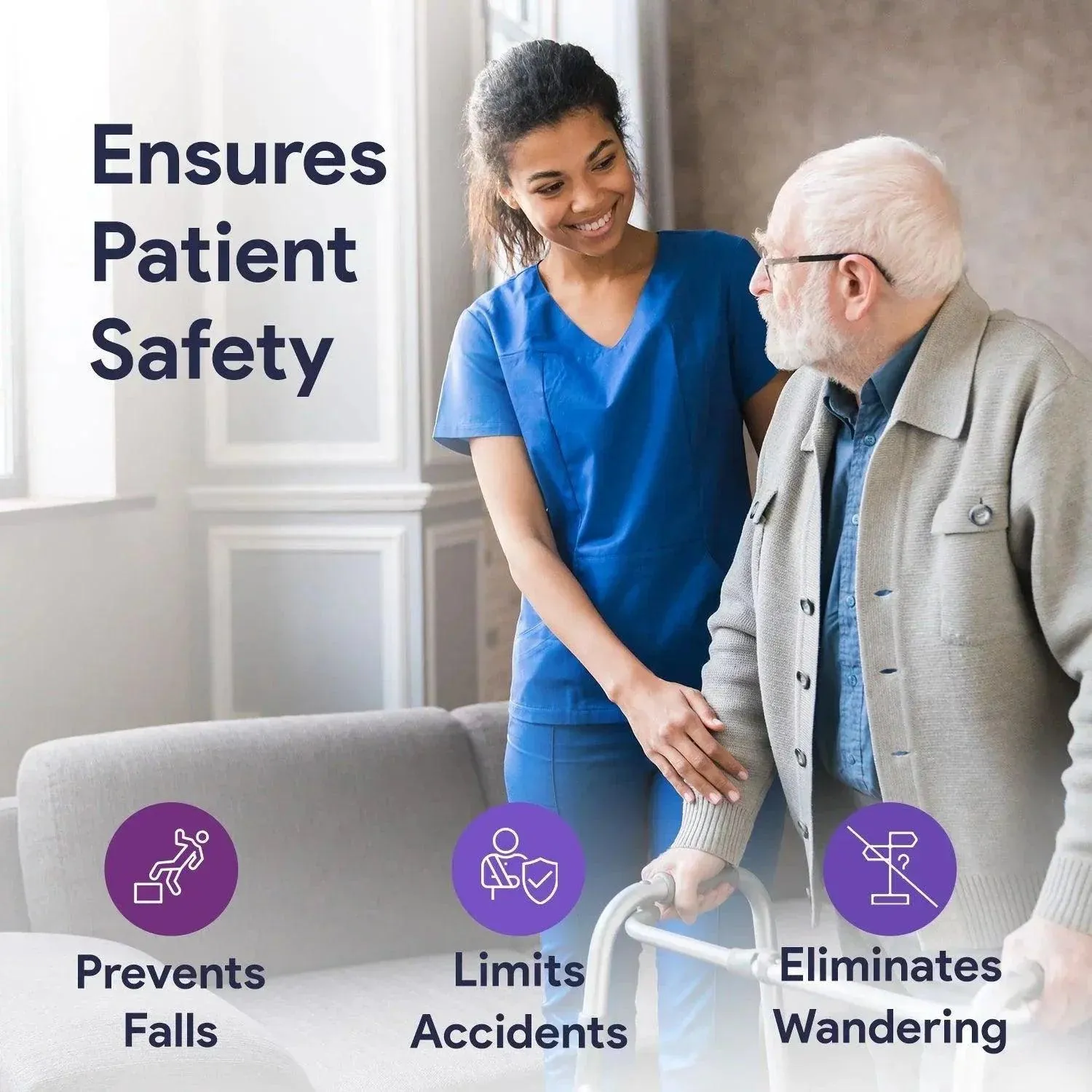 Advanced Sensor Bed Alarm For Elderly Dementia Patients