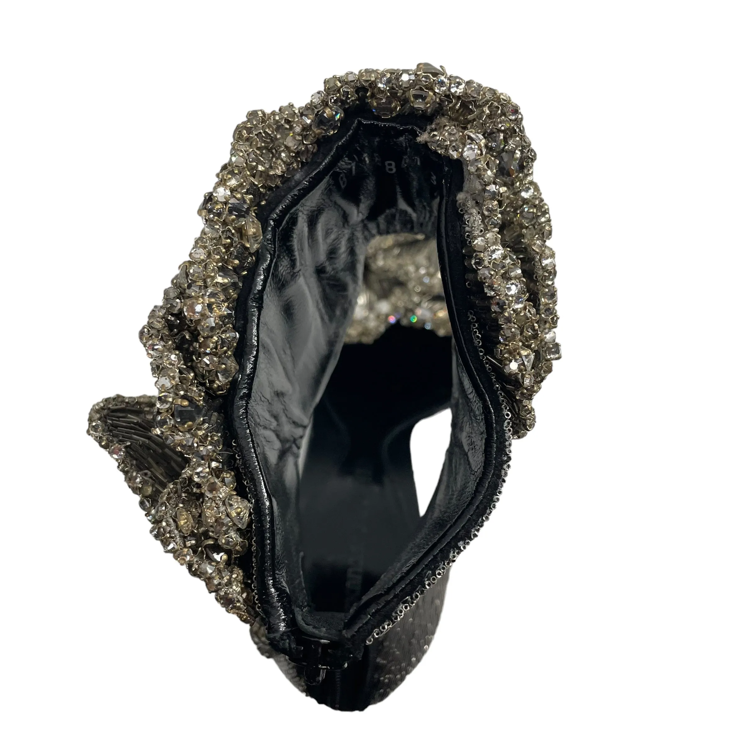 Alexander McQueen/Heels/EU 38.5/SLV/GLITTER & GEMS ON FRONT