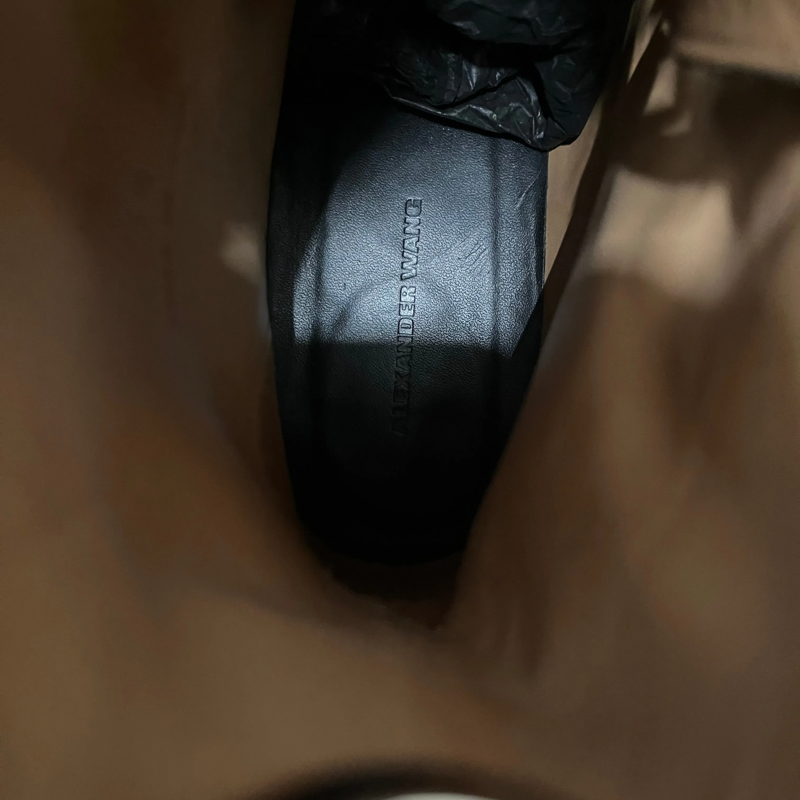 Alexander Wang/Biker Boots/US 7/Leather/BLK/
