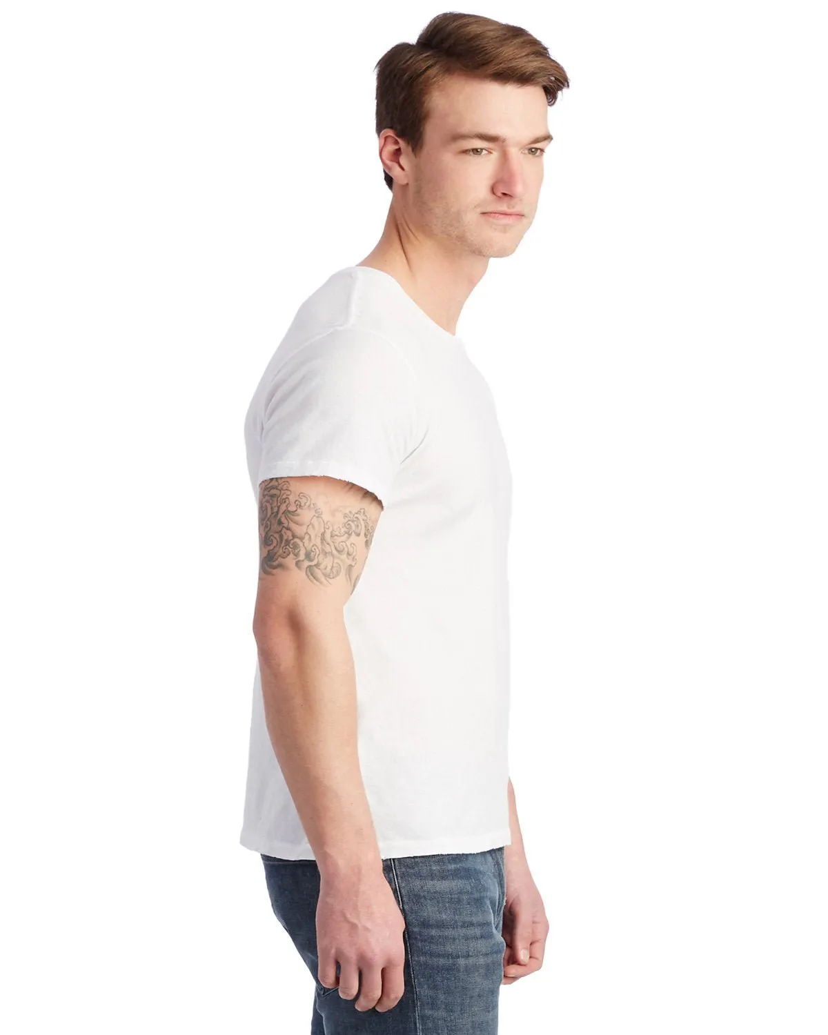 Alternative 04850C1 Men's Heritage Garment-Dyed Distressed T-Shirt