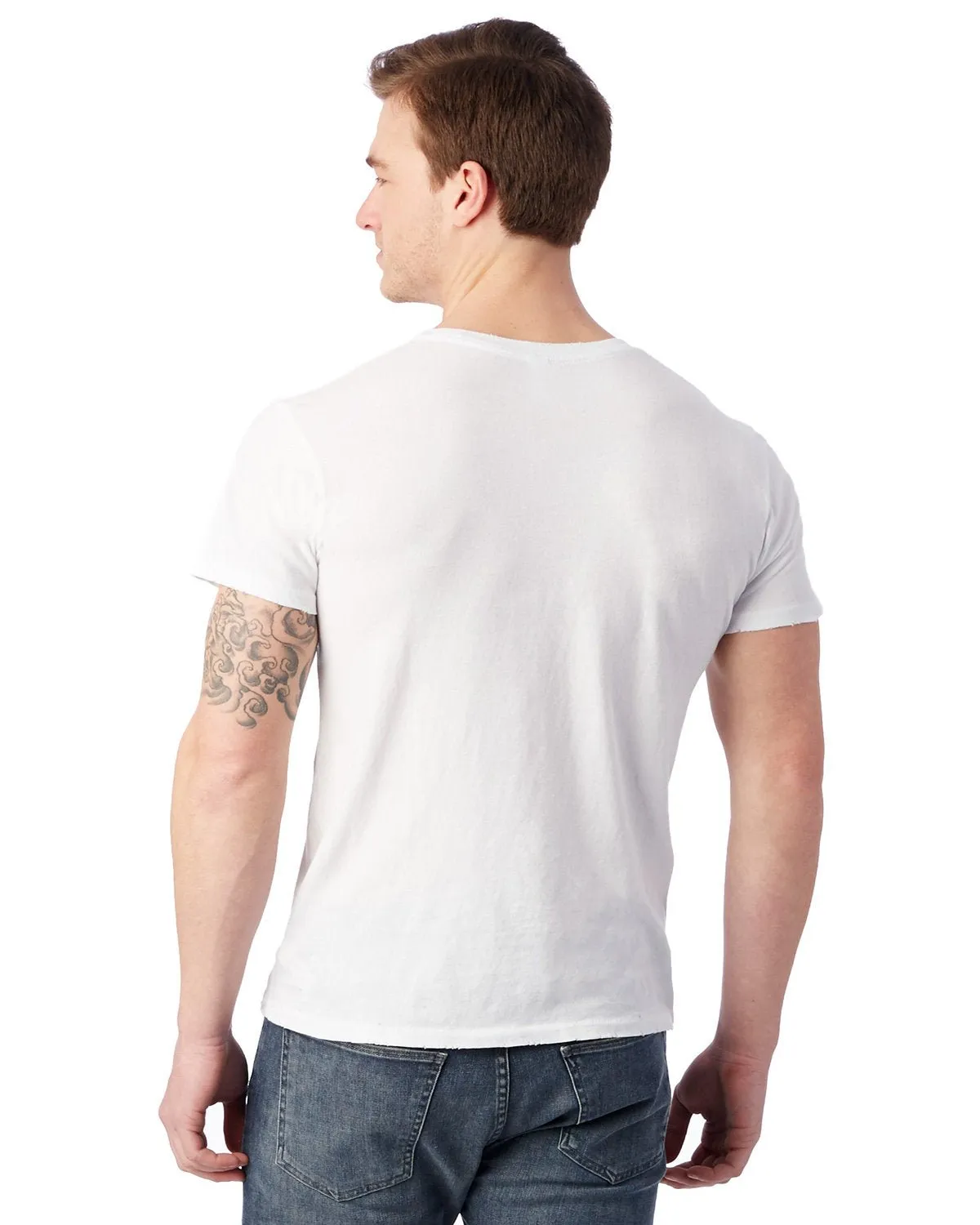 Alternative 04850C1 Men's Heritage Garment-Dyed Distressed T-Shirt