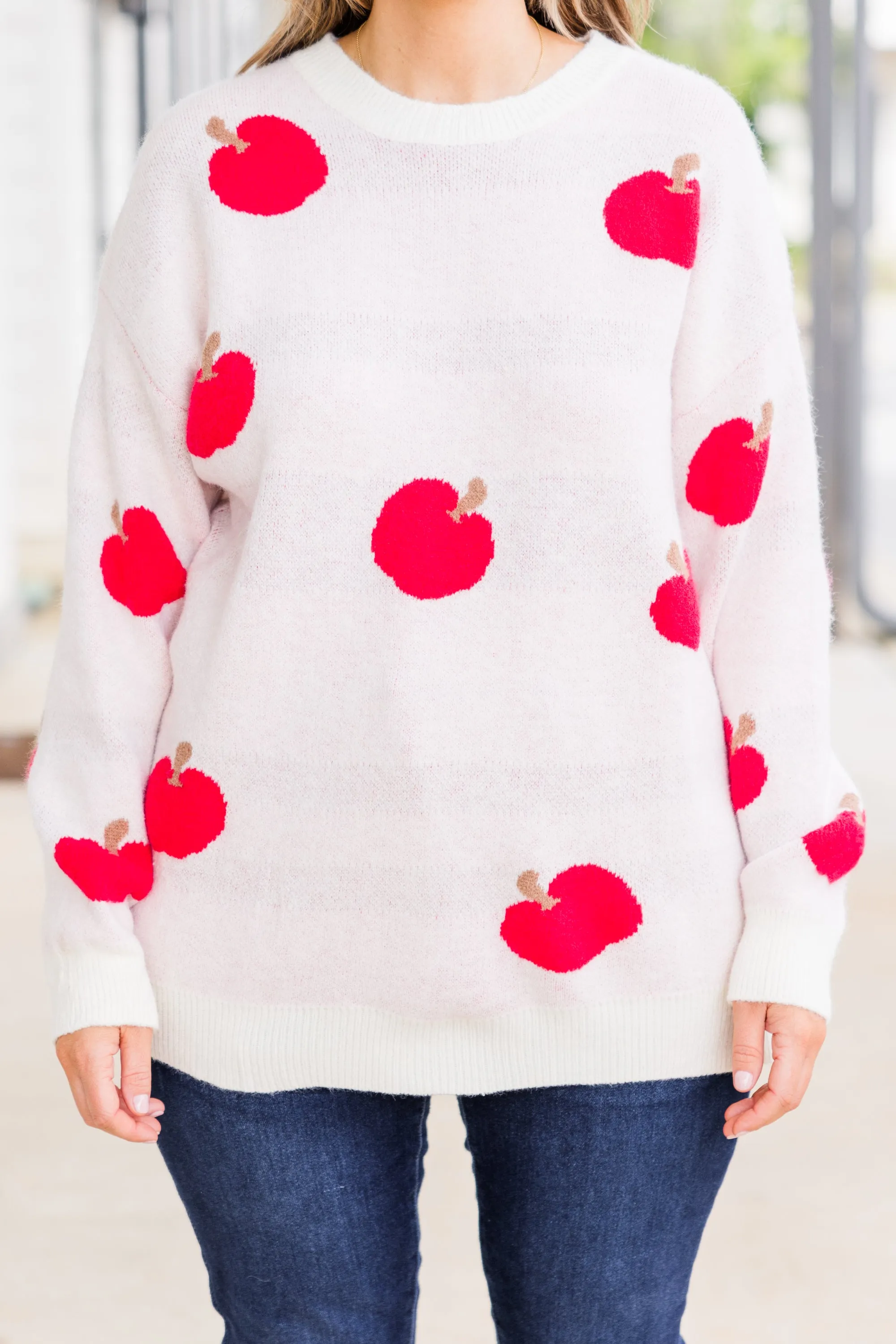 Apple Harvest Sweater, Pink
