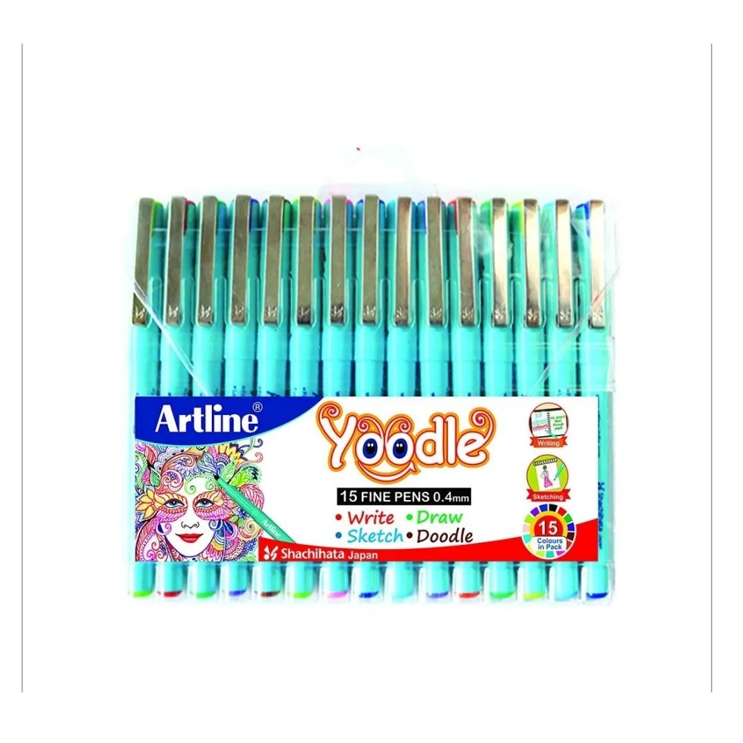Artline Yoodle Fine Line Pens 0.4 mm