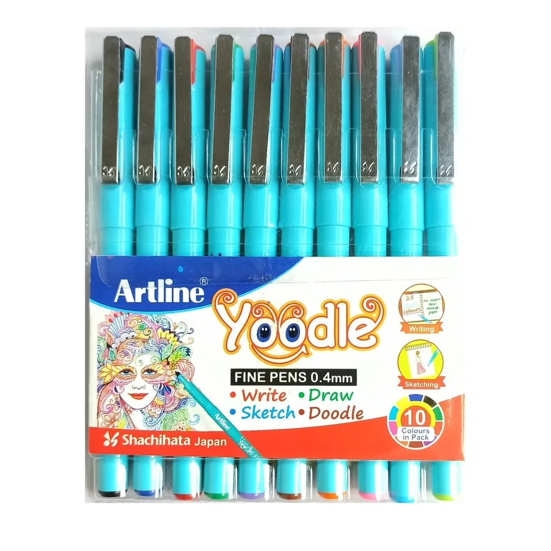 Artline Yoodle Fine Line Pens 0.4 mm