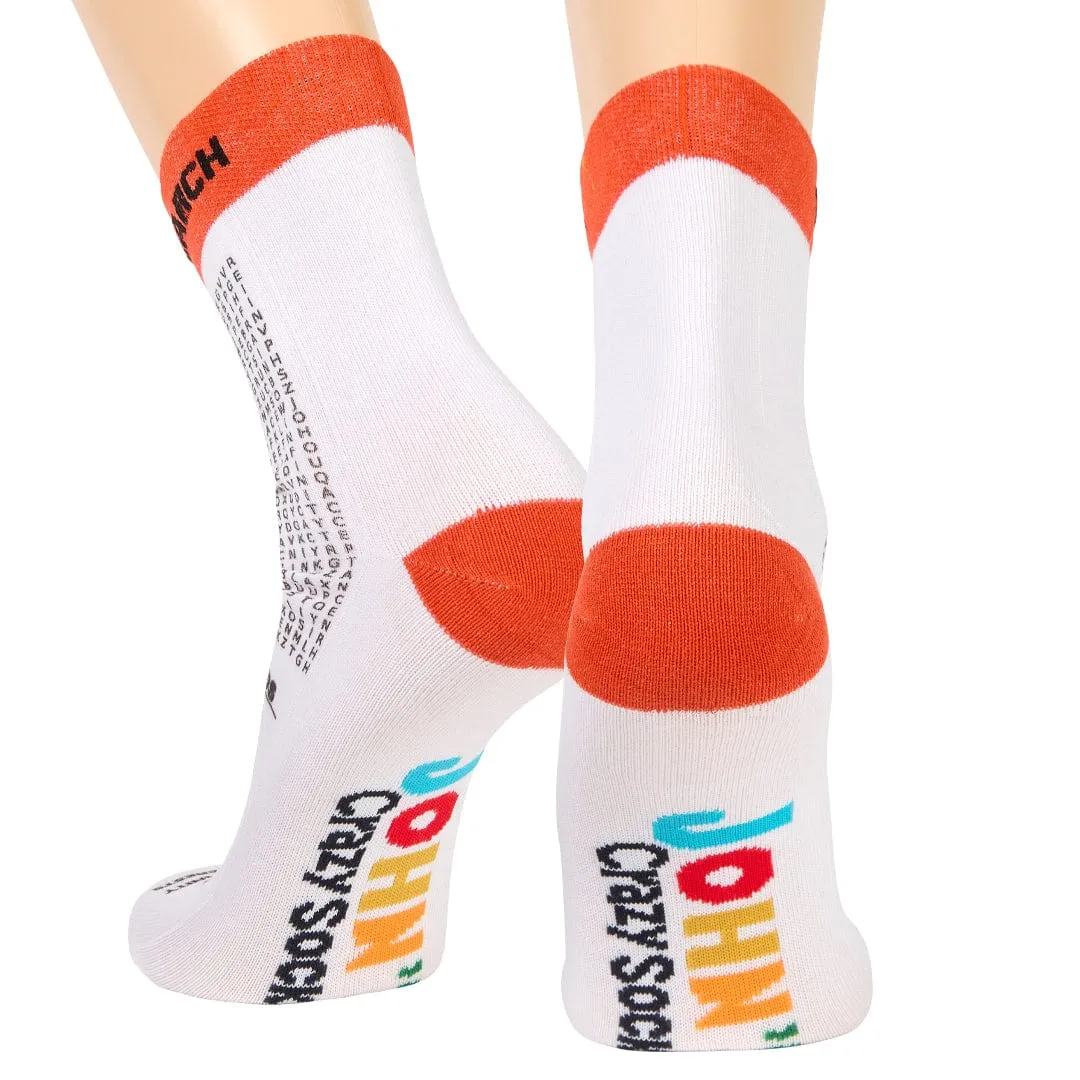 Autism Word Search Crew Socks