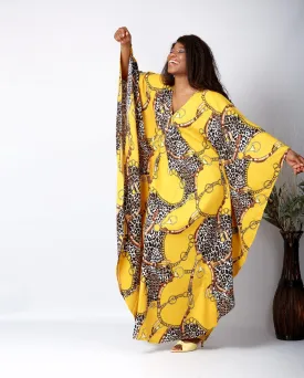 Back in Stock - New in African Inspired Kaftan Boubou Bubu Maxi Dress - Adah