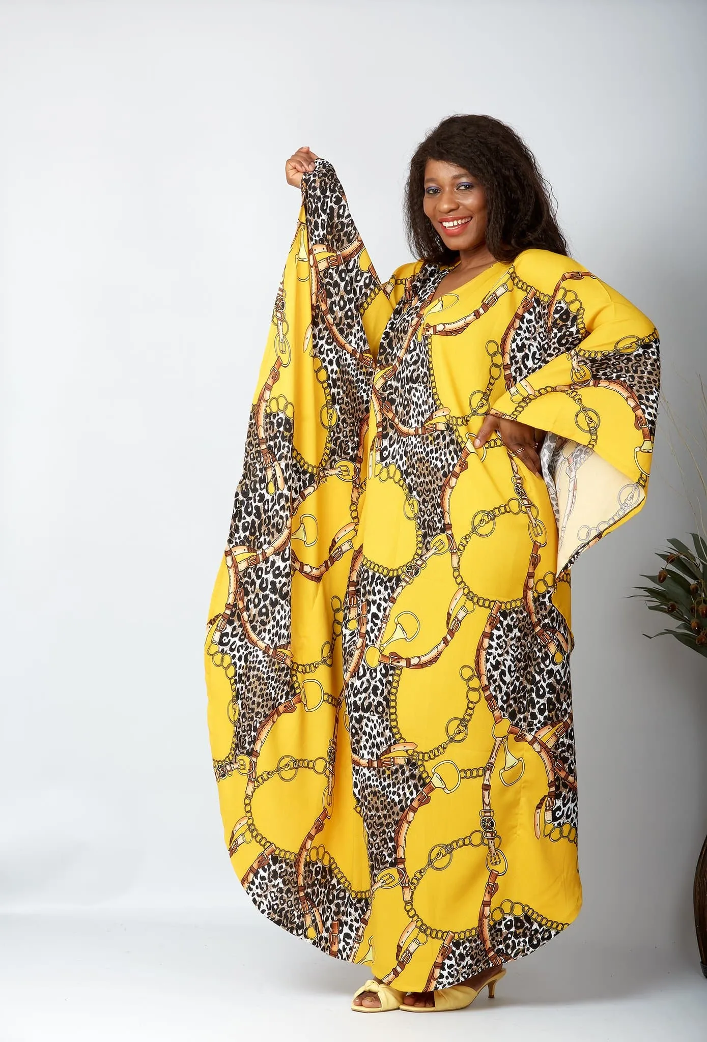 Back in Stock - New in African Inspired Kaftan Boubou Bubu Maxi Dress - Adah