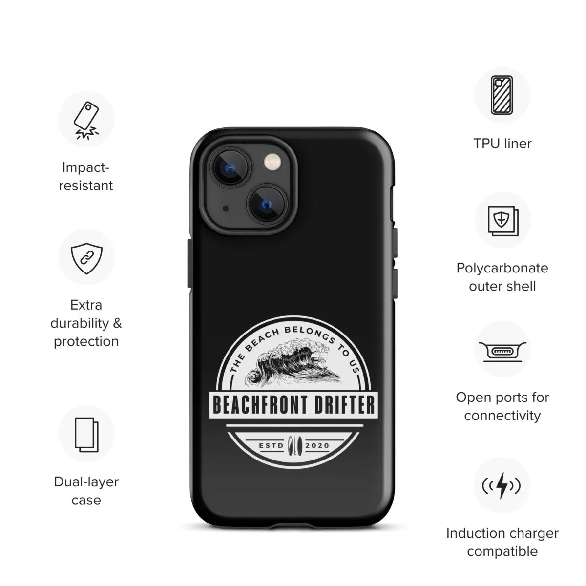 Beach Belongs Tough Case for iPhone®
