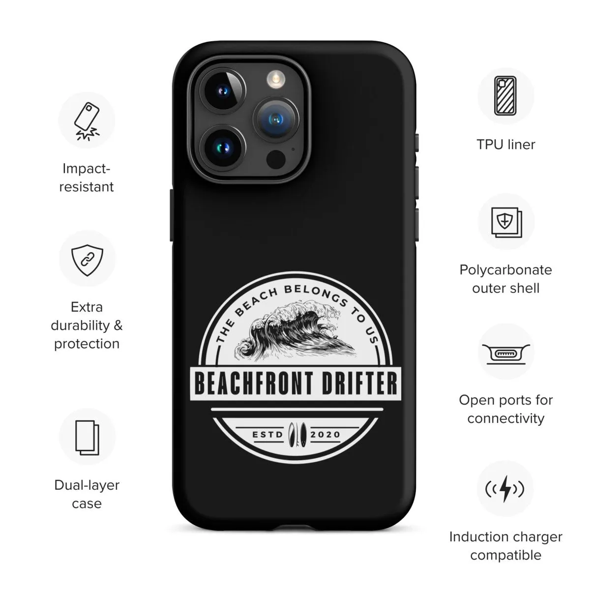 Beach Belongs Tough Case for iPhone®
