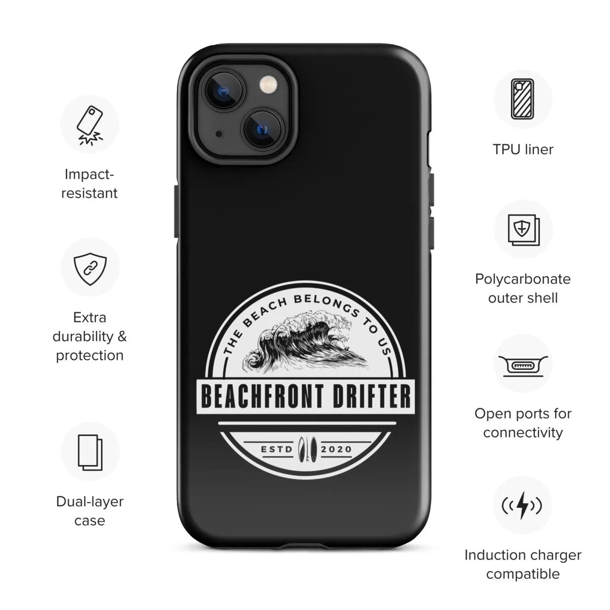 Beach Belongs Tough Case for iPhone®