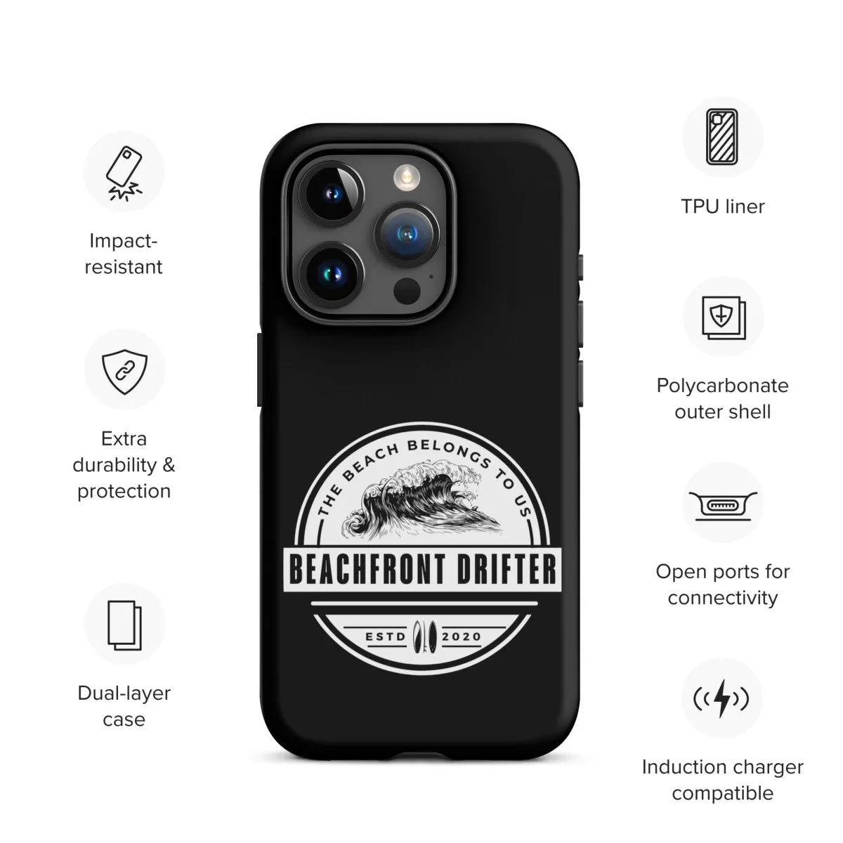 Beach Belongs Tough Case for iPhone®