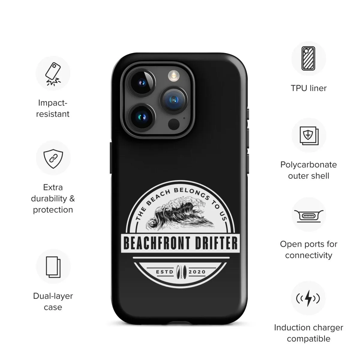 Beach Belongs Tough Case for iPhone®