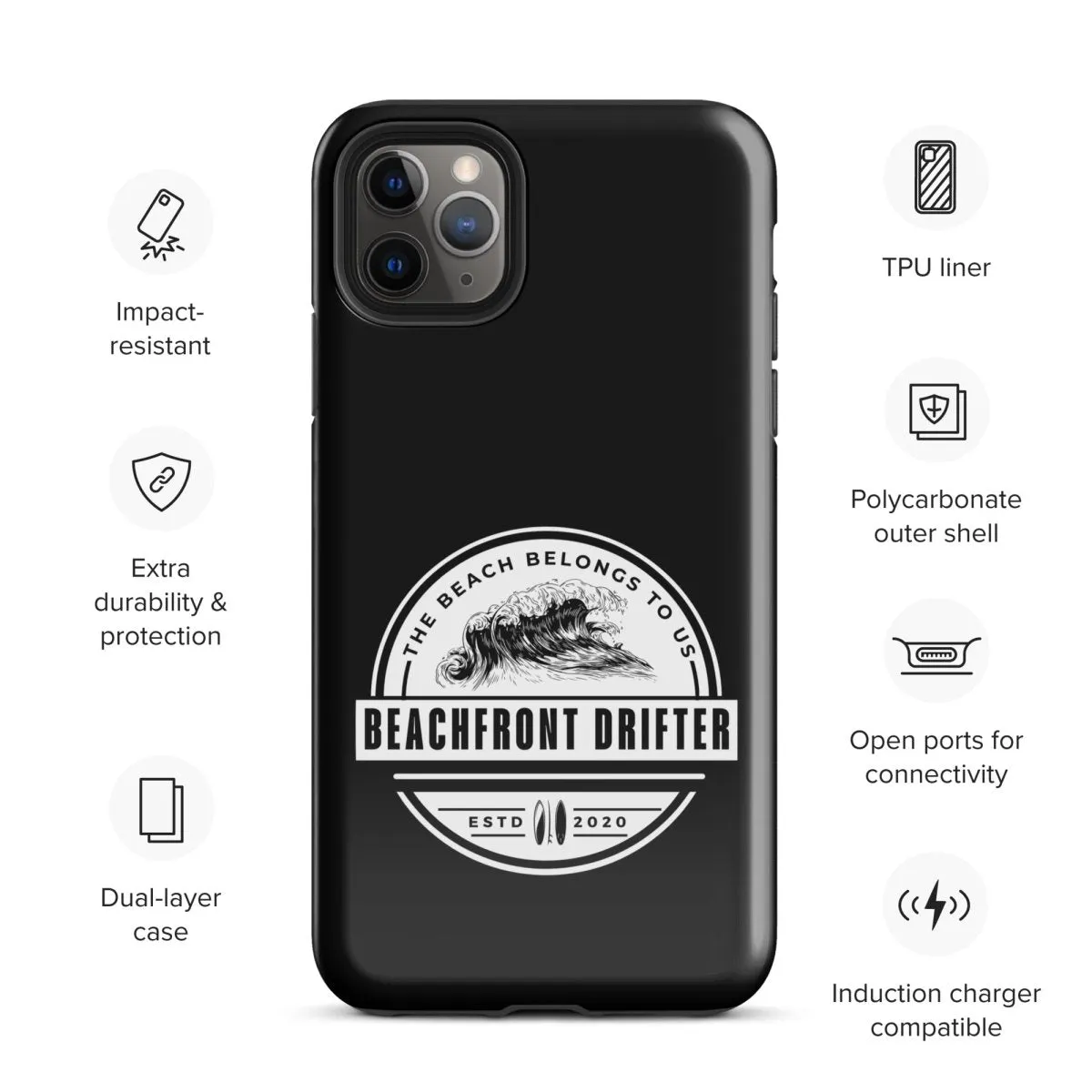 Beach Belongs Tough Case for iPhone®