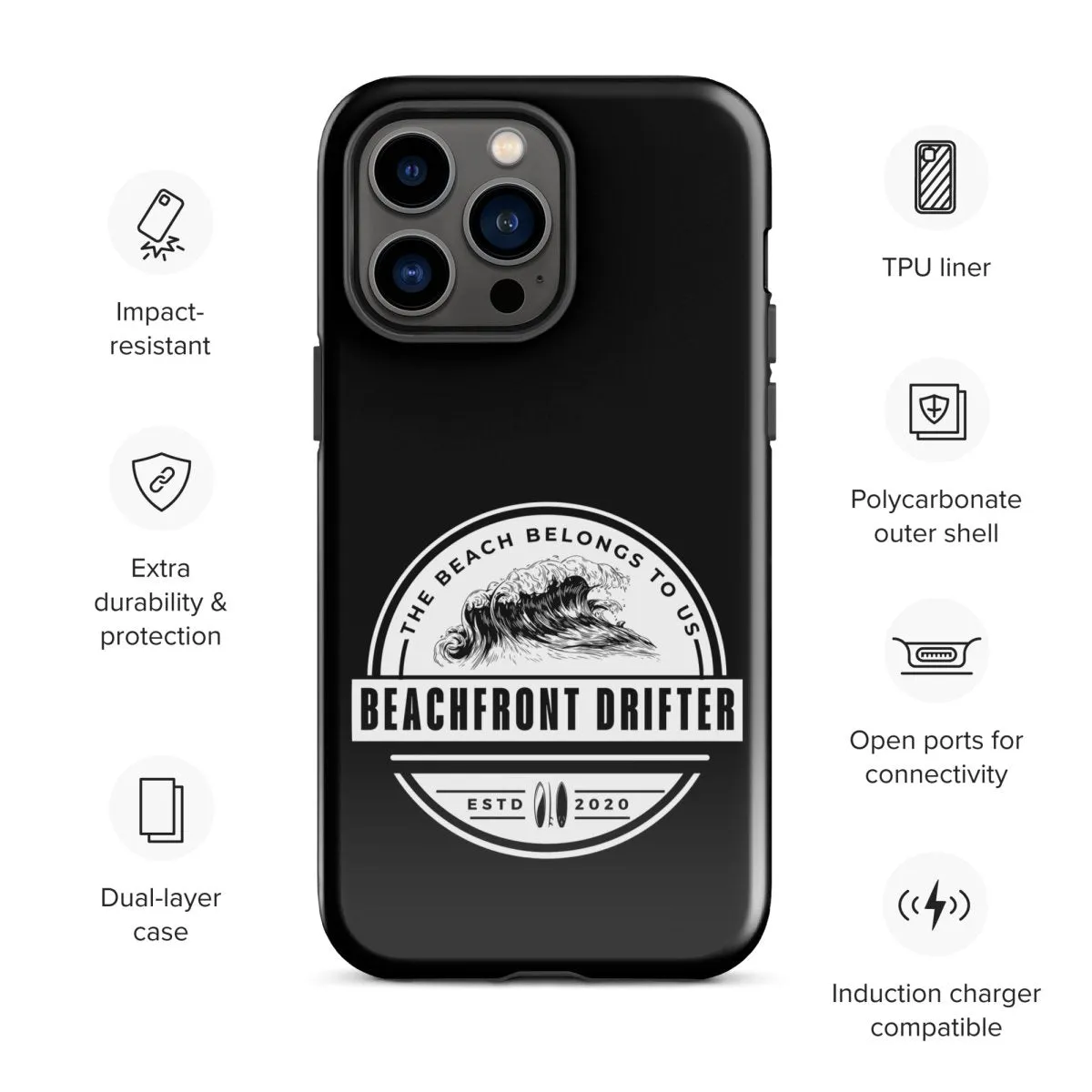Beach Belongs Tough Case for iPhone®