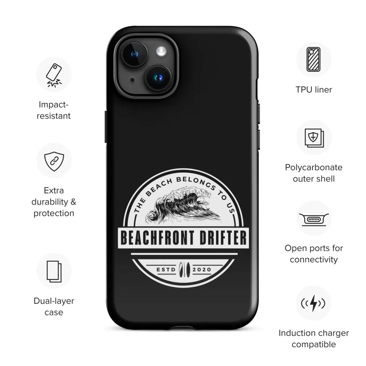 Beach Belongs Tough Case for iPhone®