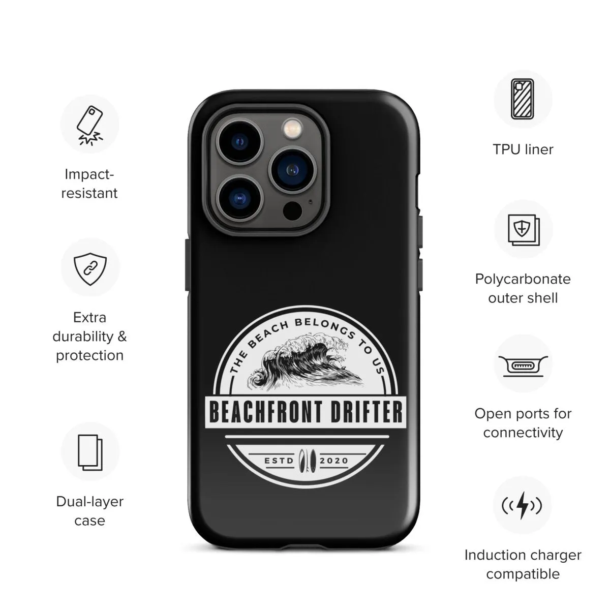 Beach Belongs Tough Case for iPhone®