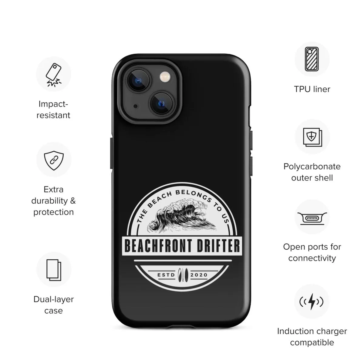 Beach Belongs Tough Case for iPhone®