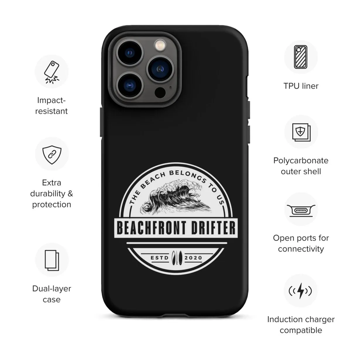 Beach Belongs Tough Case for iPhone®