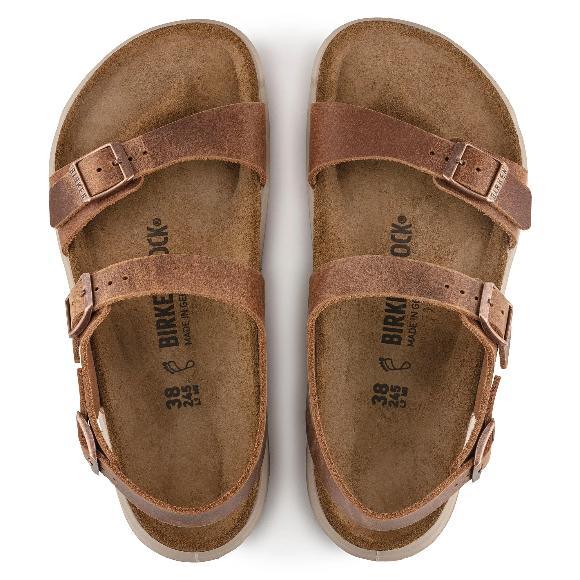 Sure, the optimized title for this e-commerce product in English with required modifiers would be: Womens Birkenstock Sonora Leather Sandals - Classic Brown
