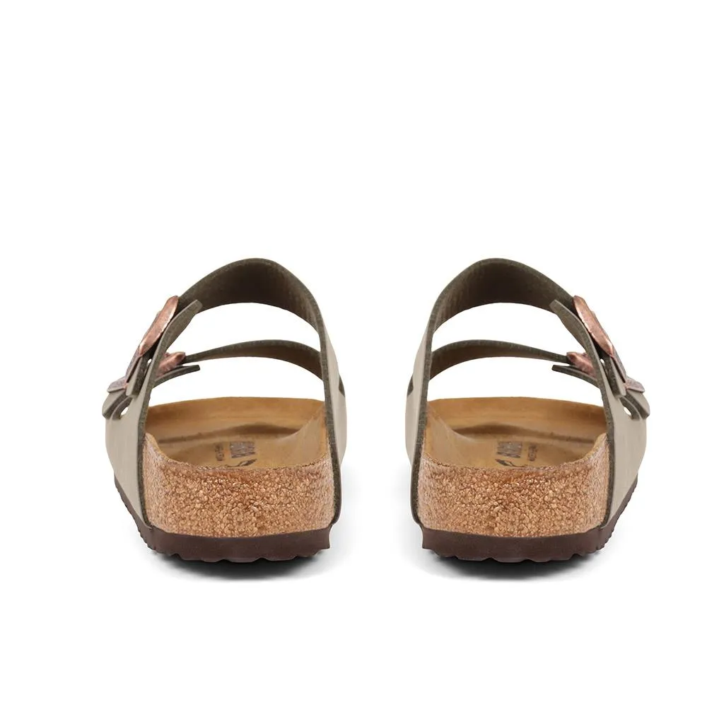 Birko-Flor Double Buckle Mule Sandals - BIRK37500 / 323 373