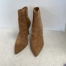 Boots Ankle Heels By J. Crew In Tan, Size: 9