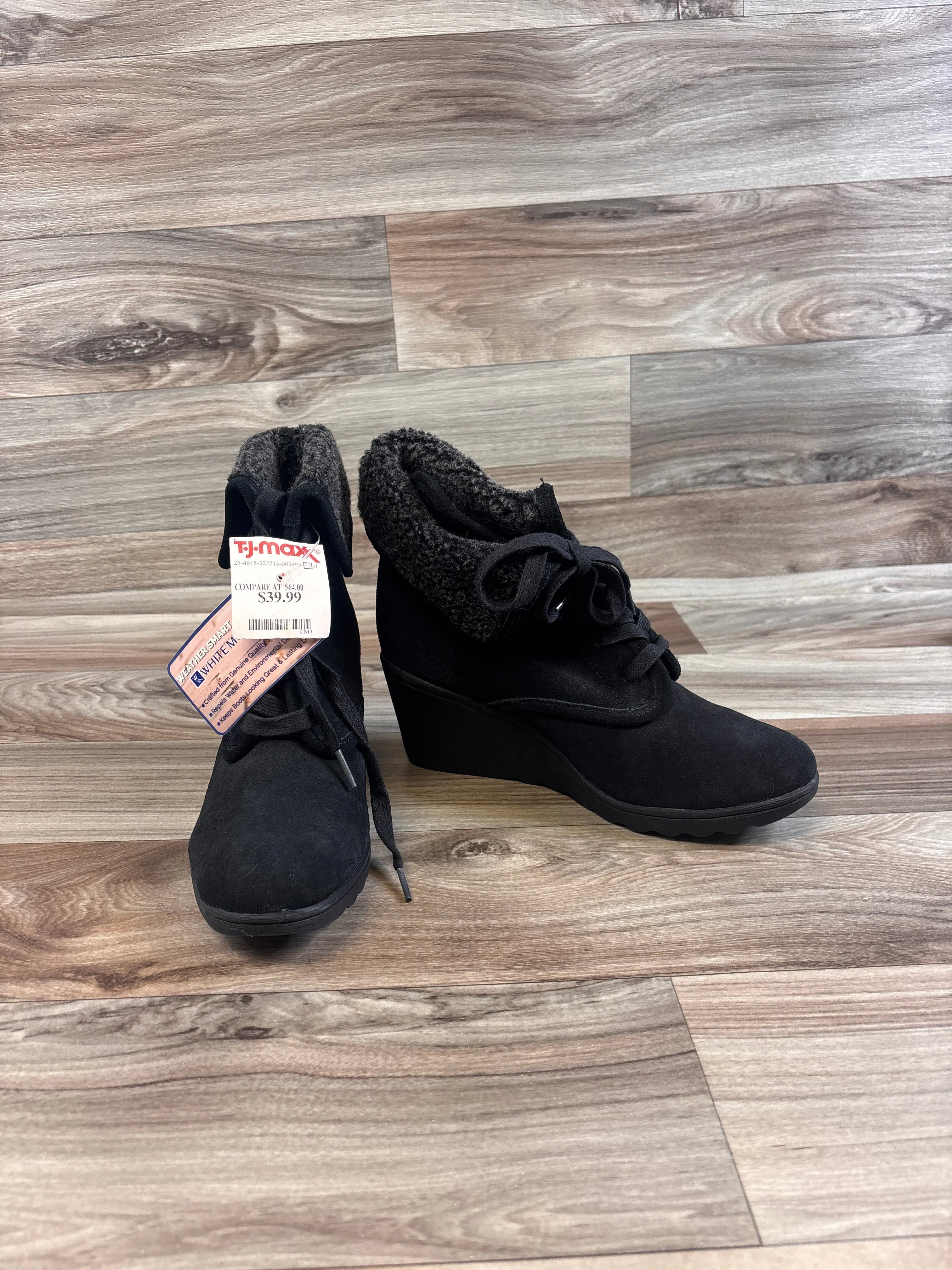 Boots Ankle Heels By White Mountain In Black, Size: 9