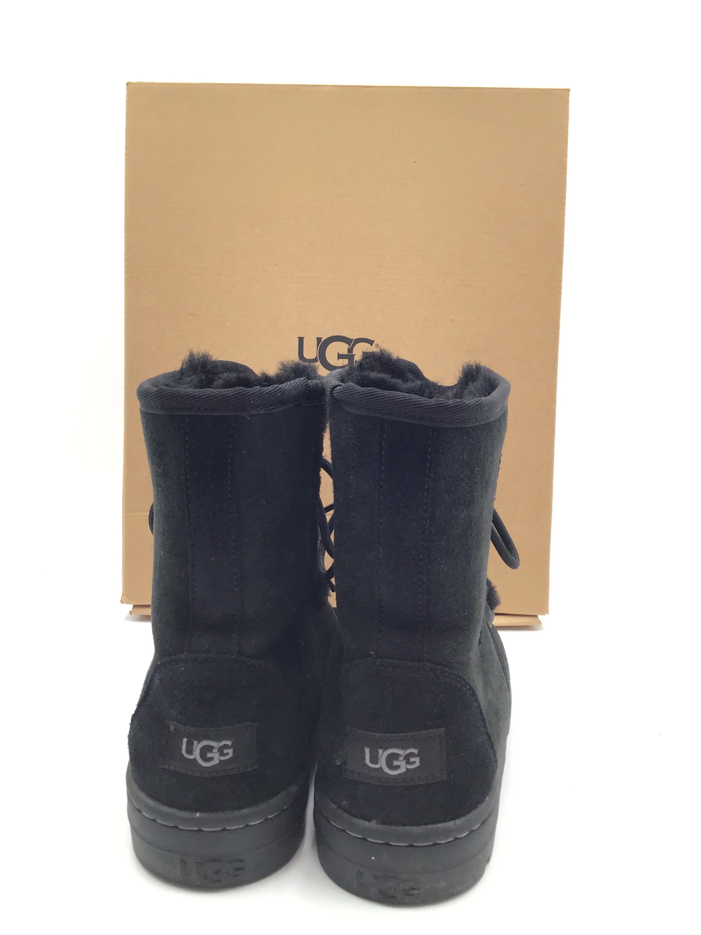 Boots Designer By Ugg In Black, Size: 7