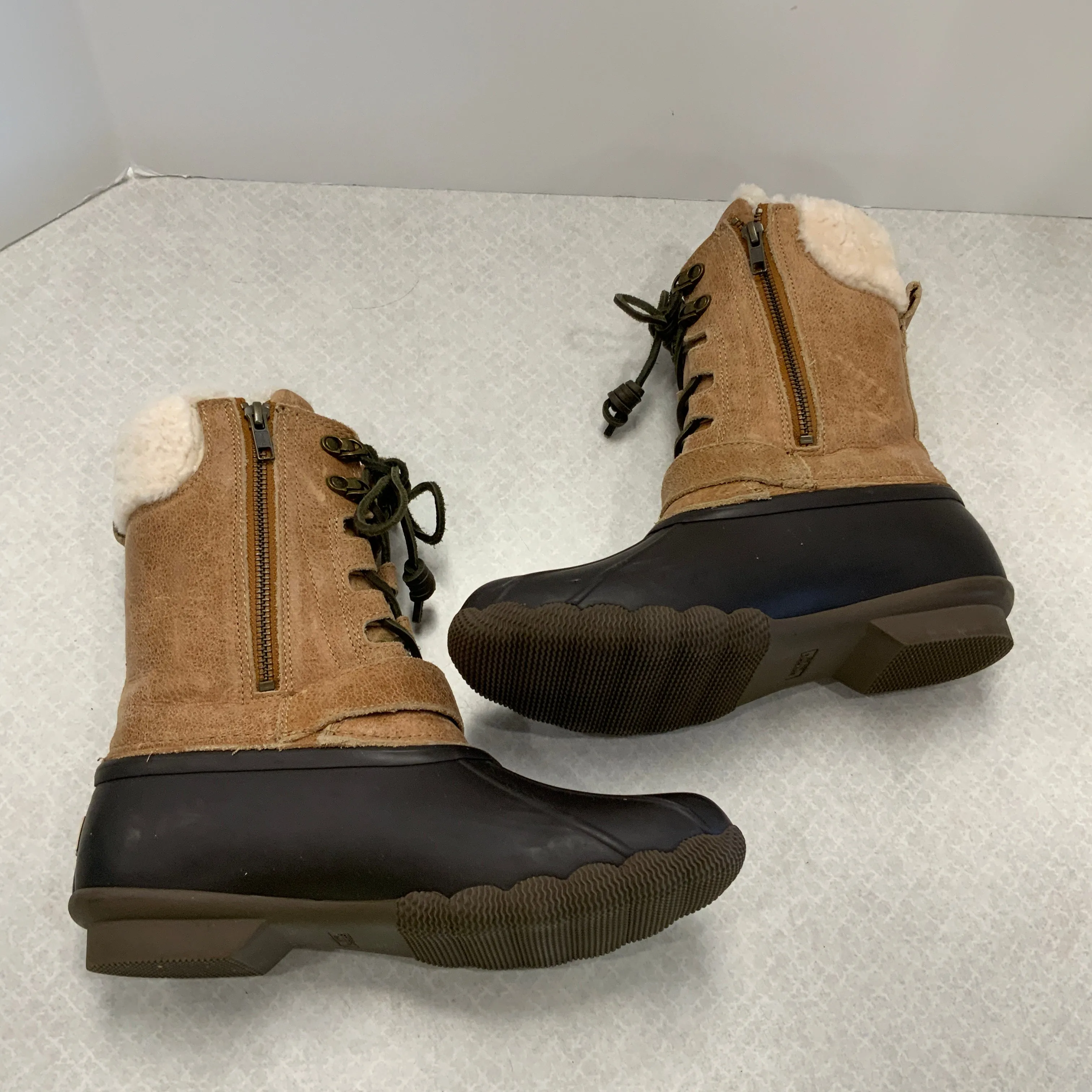 Boots Rain By Sperry In Brown, Size: 8