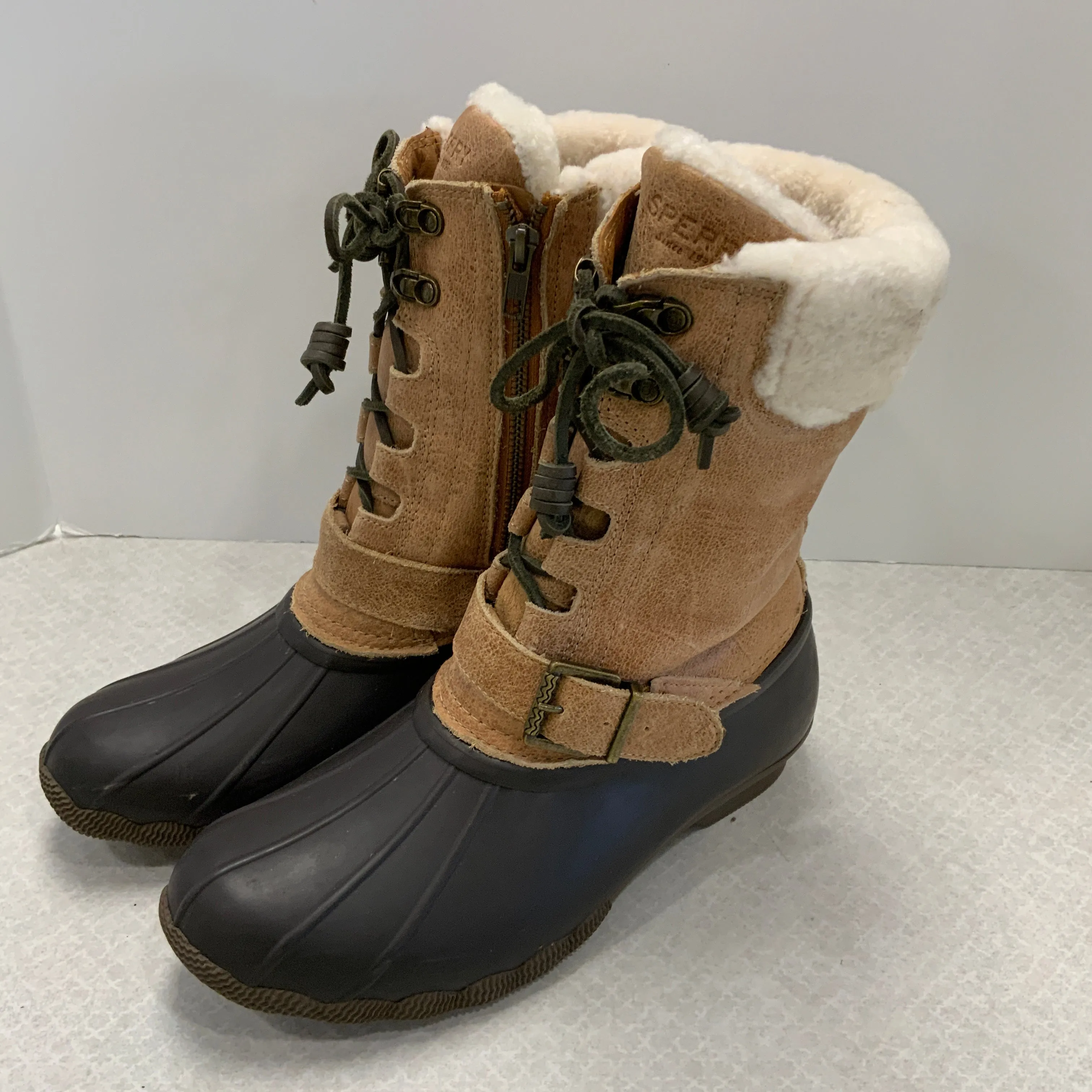 Boots Rain By Sperry In Brown, Size: 8
