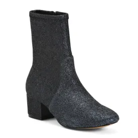 BOTKIER Gemma Gritter Block Heel Booties