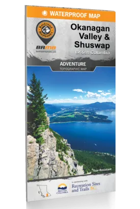 BRMB Okanagan Valley & Shuswap BC Waterproof Map