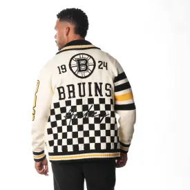 BRUINS CREAM JACQUARD SWEATER