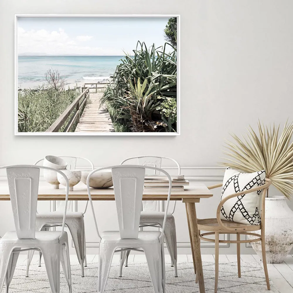 Byron Beach Boardwalk - Art Print