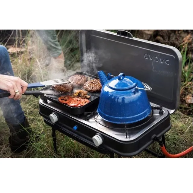 CADAC 2-COOK PRO DELUXE FORNELLO A GAS CON PIASTRA