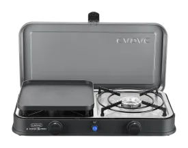 CADAC 2-COOK PRO DELUXE FORNELLO A GAS CON PIASTRA