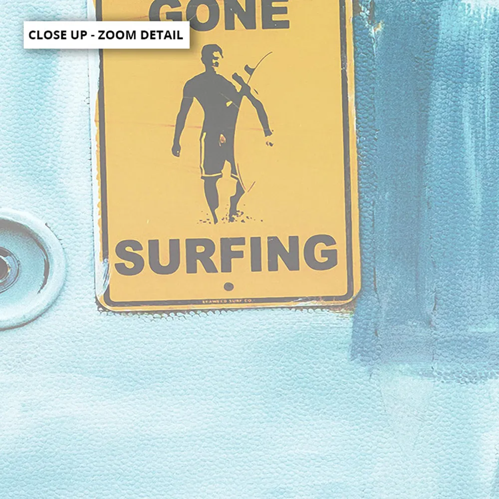California Pastels / Gone Surfing - Art Print