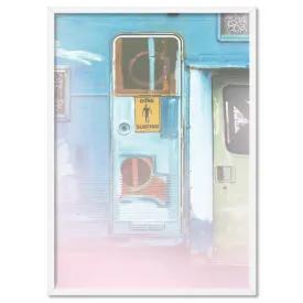 California Pastels / Gone Surfing - Art Print