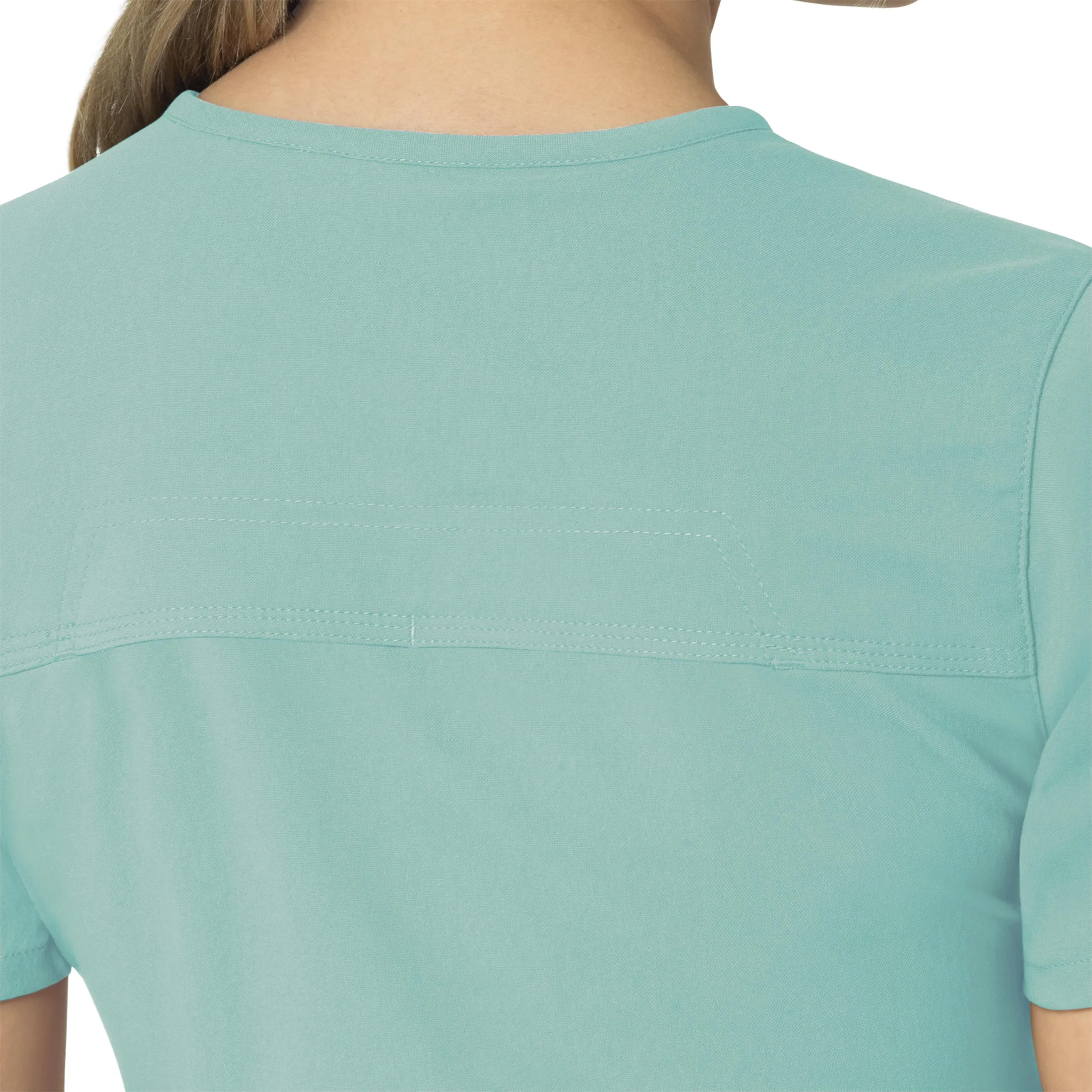 Carhartt Rugged Flex Peak Women's 4-Pocket V-Neck Scrub Top - Aqua Sea
