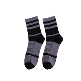 Chokore Dark Grey And Black Men's Cotton Socks