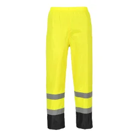 Class E Portwest Yellow/Black Contrast Rain Pants