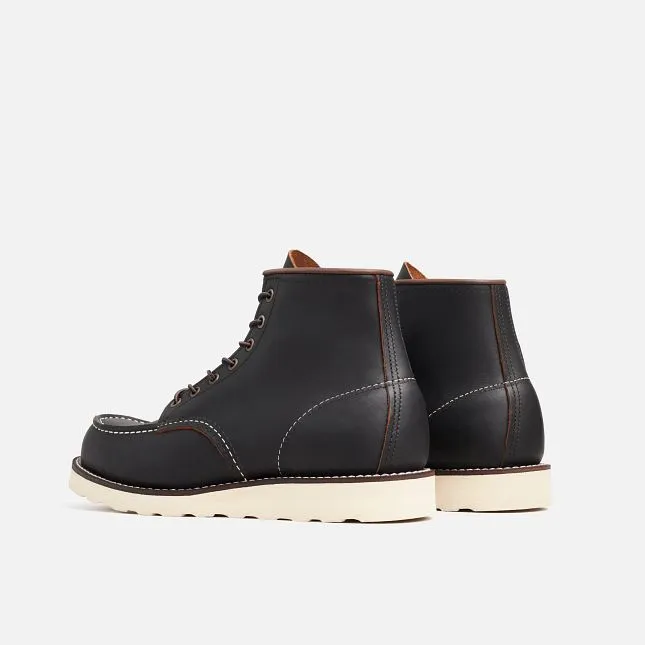Classic Moc 6-Inch Black Prairie Leather