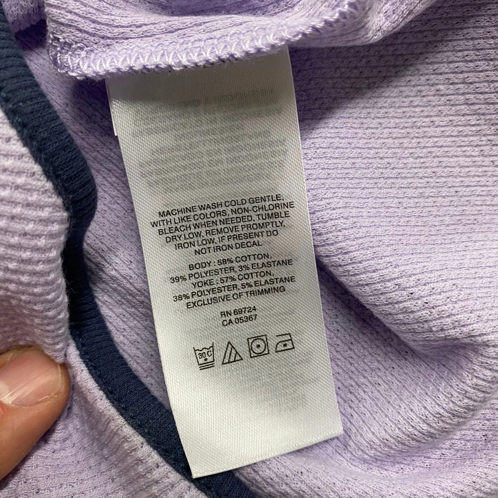 Columbia Girls Size L Trulli Trails Waffle Tunic Purple/Purple Top L/s NWT