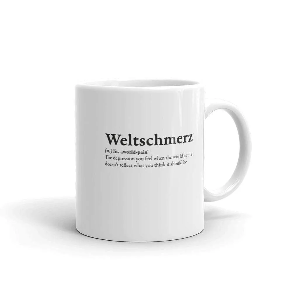 Definition of Weltschmerz - Mug