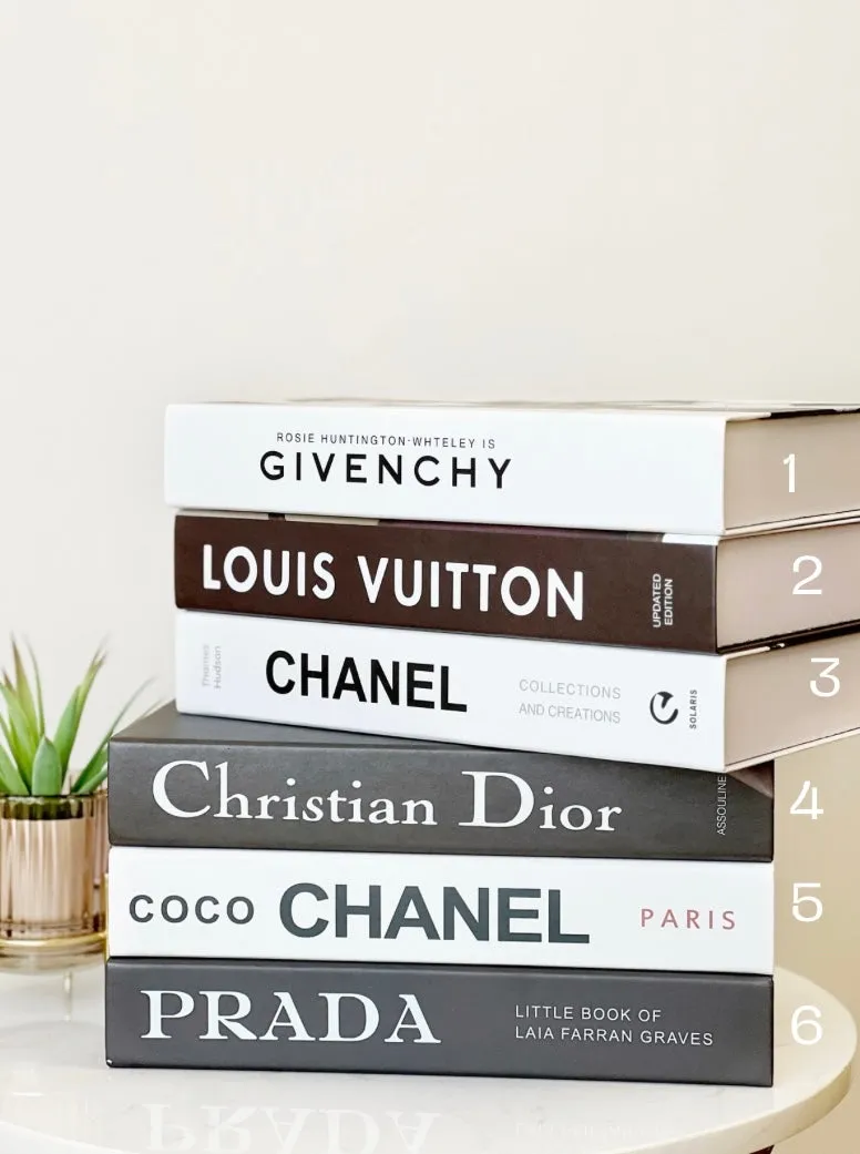 Designer Shelf Decor Books