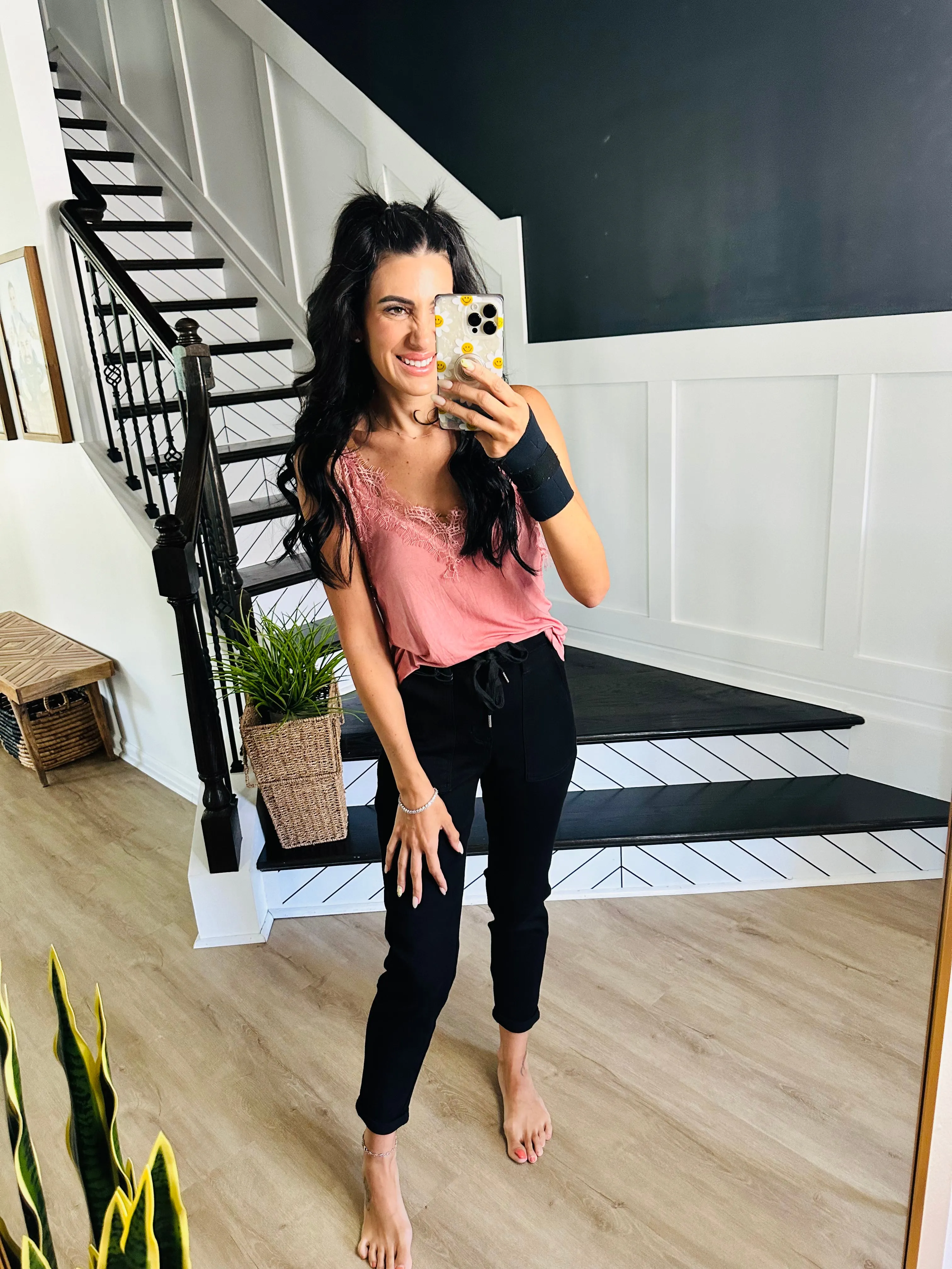 **DOORBUSTER** Judy Blue Jogger High Waist Double Roll Cuff Jeans