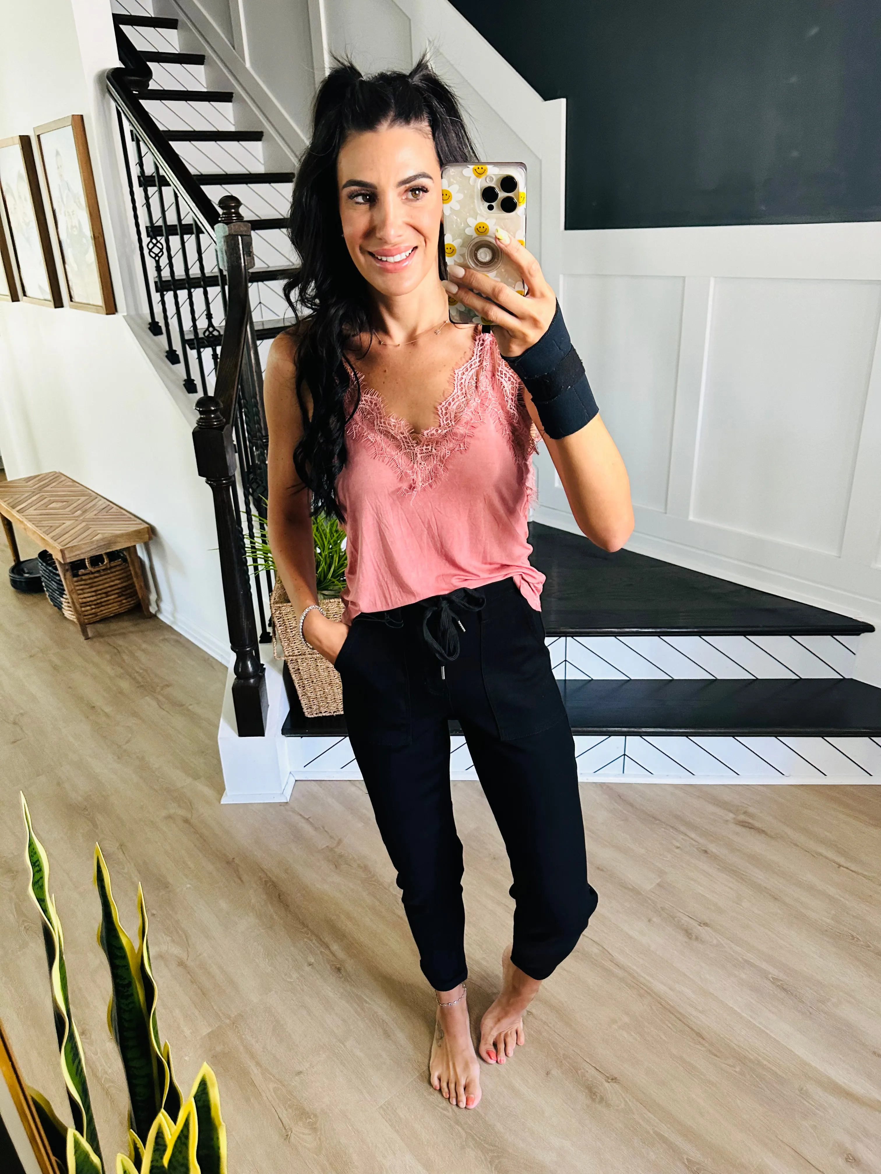 **DOORBUSTER** Judy Blue Jogger High Waist Double Roll Cuff Jeans
