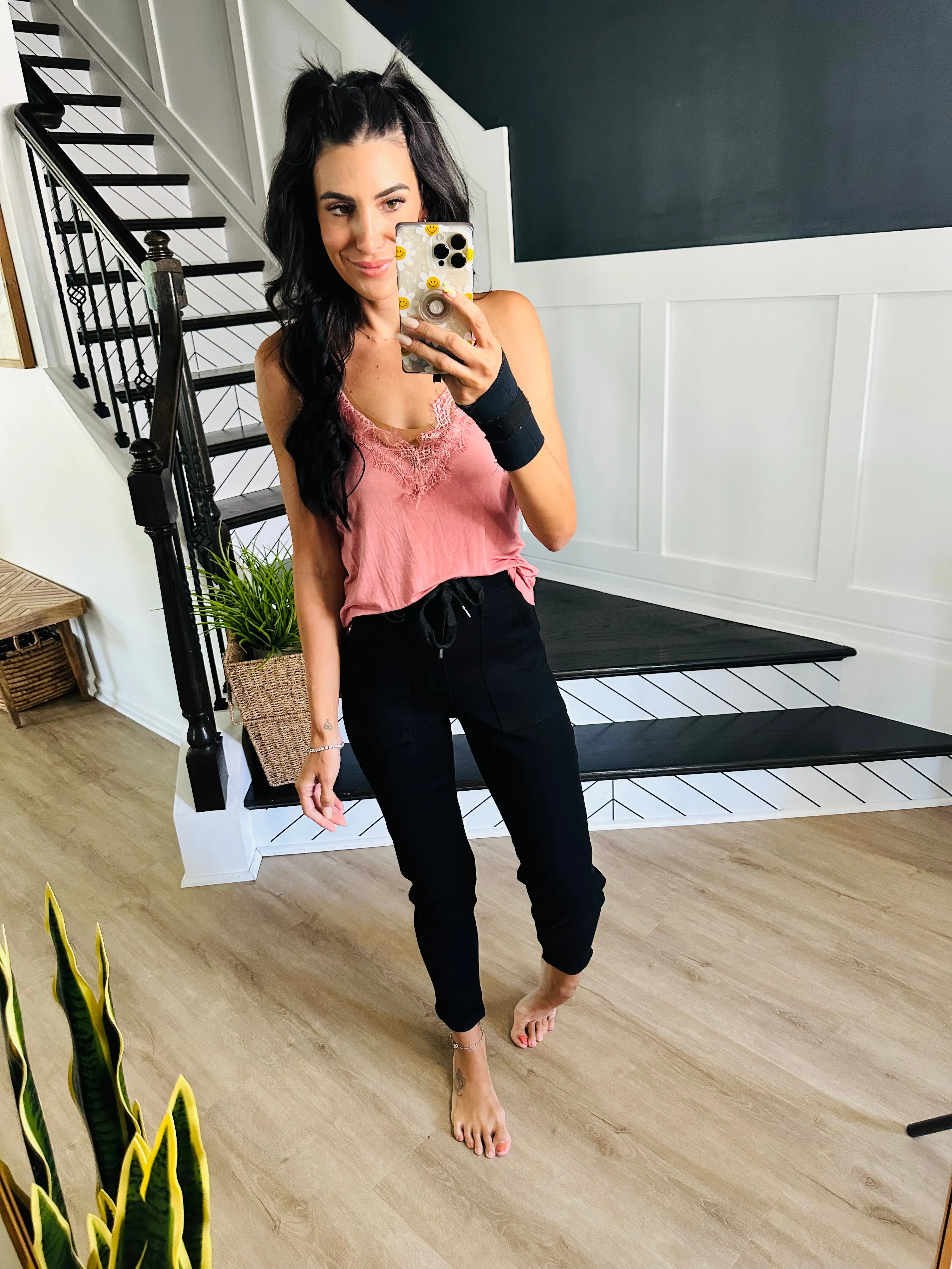 **DOORBUSTER** Judy Blue Jogger High Waist Double Roll Cuff Jeans