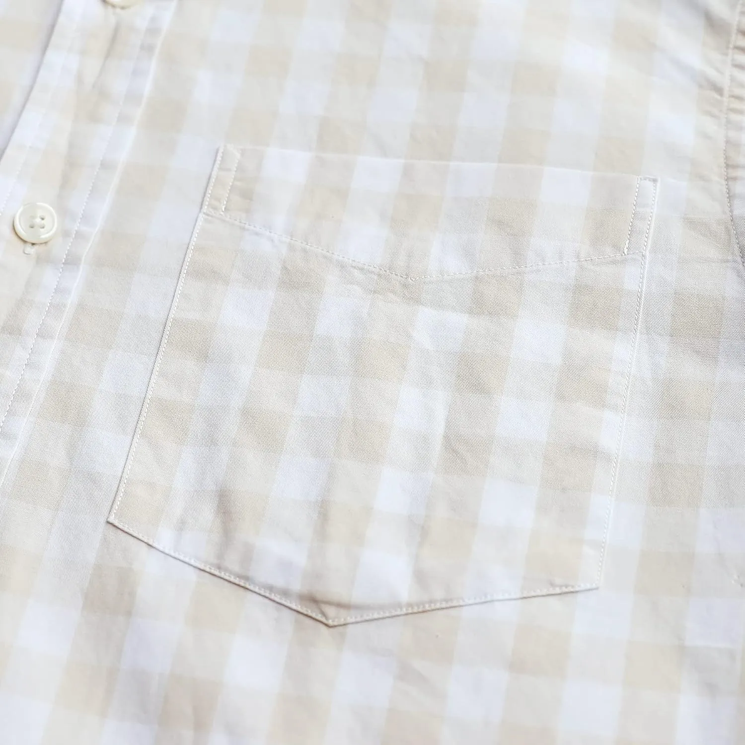 Dubinik? Mens Short Sleeve Button Down Shirts 100% Cotton Plaid Men's Casual Button-Down Shirts with Pocket